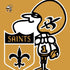 NFL New Orleans Saints Retro Logo Moto E5 Play Skin